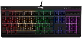 Фото 1/2 Клавиатура HyperX Alloy Core RGB черный USB Multimedia for gamer LED (4P4F5AA#ABA)