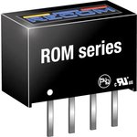 ROM-3.305S, Isolated DC/DC Converters - Through Hole 1W DC/DC 3kV UNREG 3.3Vin 5Vout