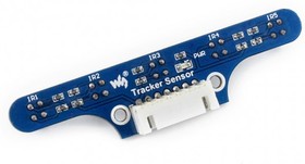Фото 1/3 Tracker Sensor, 5-ти канальный датчик линии аналоговый для мобильных роботов