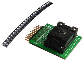 SLG46855V-SKT, Development Kit Accessory, QFN (1.6mm x 1.6mm) Socket Adapter, 50 x SLG46855V Samples, GreenPAK