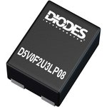 D5V0F2U3LP08-7B, ESD Suppressors / TVS Diodes 2-Ch Low Cap TVS Dual Arry 0.5pF 5.5V