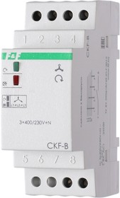 Фото 1/9 CKF-B, Реле контроля наличия; асимметрии и чередования фаз CKF-B (монтаж на DIN-рейке 35мм; задержка отключ