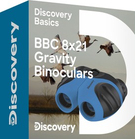 Фото 1/2 79654, Бинокль Discovery Basics BBС 8x21 Gravity