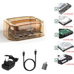 Адаптер-переходник (стакан) Yucun для HDD SATA/IDE USB 2.0 + кардридер