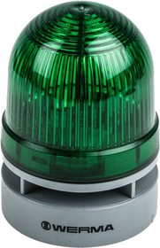 Фото 1/3 460.210.75, EvoSIGNAL Mini Series Green Sounder Beacon, 24 V dc, IP66, Base Mount, 95dB at 1 Metre