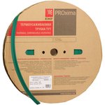 Термоусаживаемая трубка ТУТ нг 20/10 зелёная рулон EKF PROxima