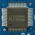 Микросхема интерфейсов CH344Q