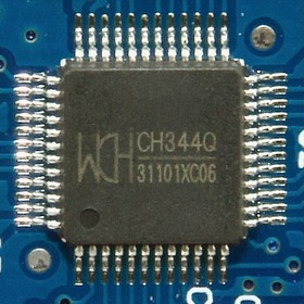 Фото 1/2 CH344Q, Интерфейс USB в счетверенный последовательный порт 6МБ/с