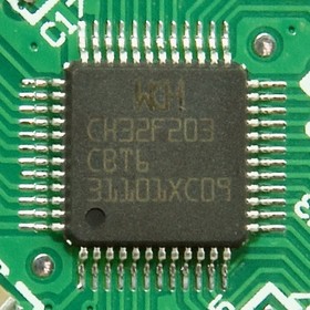Фото 1/2 Микроконтроллер CH32F203CBT6