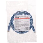 02-0294-105, Патч-корд U/UTP, CAT 6, RJ45-RJ45, 26AWG, LSZH, синий, 1,5м