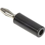 BU-00243-0, Solderless 4mm Banana -black