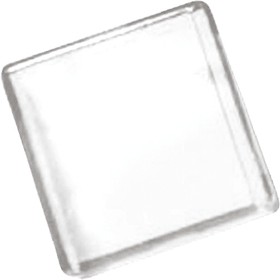 A0162G, Panel Mount Indicator Lens Square Style, Clear, 18mm Long