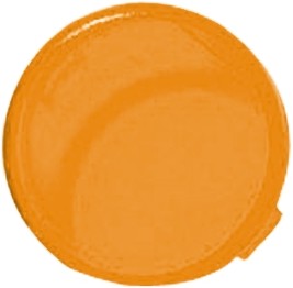 A0163C, Panel Mount Indicator Lens Round Style, Amber, 16mm diameter