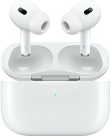 Фото 1/9 Наушники Apple AirPods Pro 2 A2698 A2699 A2700, Bluetooth, внутриканальные, белый [mqd83am/a]
