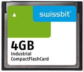 SFCF4096H1AF2TO- I-QT-527-STD, Memory Cards Industrial Compact Flash Card, C-500, 4 GB, SLC Flash, -40C to +85C