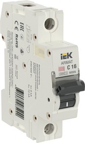 Photo 1/10 AR-M06N-1-C016, Automatic switch 1P C 16A M06N ARMAT