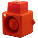 YL50/D50/A/RF/WR, YL50 Series Amber Sounder Beacon, 24 V dc, IP66, Fixed Mount ...