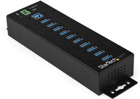 Фото 1/4 HB30A10AME, 10 Port USB 3.0 USB A, USB B Hub, AC Adapter Powered, 190 x 295 x 70mm