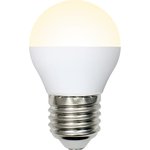 Светодиодная лампа LED-G45-11W/WW/E27/FR/NR. Форма шар, матовая. UL-00003835