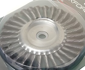 RFBWF107, Кордщетка дисковая стальная витая для УШМ 175мм, в блистере