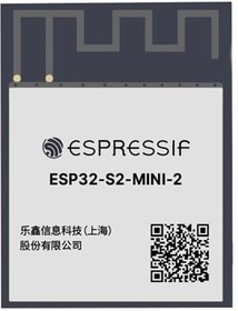 ESP32-S2-MINI-2-N4R2, Модуль: IoT; WiFi; PCB; IEEE 802.11b/g/n; SMD; 15,4x20x2,4мм