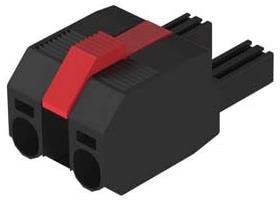 HZZ00302-G, Barrier Terminal Blocks CONNECTOR;TERMINAL BLOCK;FEMALE;2 POLE;PITCH 7.62mm;CABLE MOUNT;1000V;41A; BLACK;-55to+130C;
