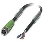 1522406, Sensor Cables / Actuator Cables SAC-6P- 3.0- PUR/M 8FS SH