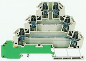 1615280000, Weidmuller AP Series End Cover for Use with DIN Rail Terminal Blocks