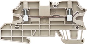 1143070000, Weidmuller W Series Brown Feed Through Terminal Block, 2.5mm², Single-Level, Screw Termination