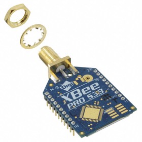 XBP9B-DMST-002, General ISM   1GHz Transceiver Module 900MHz Antenna Not Included, RP-SMA Through Hole