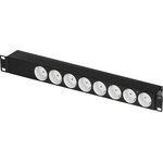 TLK-RS08M1N-BK,Блок розеток 19"