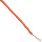 1553 OR005, Hook-up Wire 20AWG 10/30 PVC 100ft SPOOL ORANGE