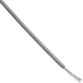 6716 SL005, EcoWire Series Grey 1.3 mm² Hook Up Wire, 16 AWG, 26/0.25 mm,  30m, MPPE Insulation, Alpha Wire