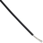 1851 BK005, Hook-up Wire 30AWG 7/38 PVC 100ft SPOOL BLACK