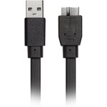 Кабель Smartbuy USB 3.1 Micro B (M) - Type A (M) для HDD/SSD, 20 см, плоский ...