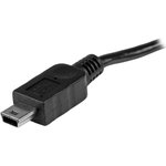 UMUSBOTG8IN, USB 2.0 Cable, Male Micro USB B to Male Mini USB B USB OTG Cable, 0.2m