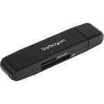 SDMSDRWU3AC, 2 port USB 3.1 External Card Reader Writer for MicroSD, SD Memory Cards