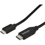 USB2CUB1M, USB 2.0 Cable, Male USB C to Male Micro USB B Cable, 1m