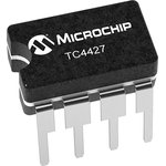 TC4427EPA, MOSFET 2, 1.5 A, 18V 8-Pin, SOIC