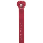7TAG009370R0023,Cable Tie, Nylon 6.6 (Polyamide 6.6), Red, 343 mm, 6.9 mm ...