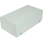CUABOX014, Grey Aluminium Enclosure, Grey Lid, 205 x 125 x 60mm