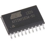 ATTINY1634-SU, 8-bit Microcontrollers - MCU 20MHz, Ind.Grade Grn,AVR,16KFl, USART