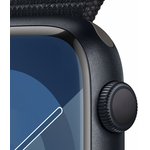 Смарт-часы Apple Watch Series 9 A2980, 45мм, темная ночь/темная ночь [mr9c3ll/a]