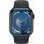 Смарт-часы Apple Watch Series 9 A2978 41мм OLED корп.темная ночь Sport Band ...