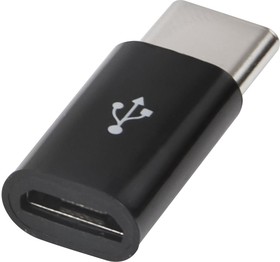 Адаптер-переходник Red Line Micro USB - Type-C пластик, черный | купить в розницу и оптом