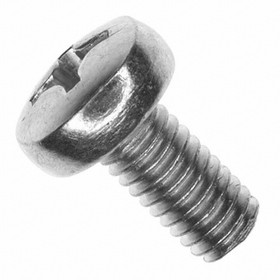 MPMS 006 0012 PH, M6x1 Pan Head Machine Screw Phillips Drive