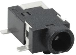 PJ-042-SMT-TR, DC Power Connectors 0.65 x 2.6 mm, 1.0 A, Horizontal, Surface Mount (SMT), Dc Power Jack Connector