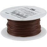 8918-001-100, Hook-up Wire 1Conductors 18AWG 30.48m 2.79mm Tinned Copper Brown 600V