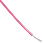 3055 PK005, Hook-up Wire 18AWG 16/30 PVC 100ft SPOOL PINK