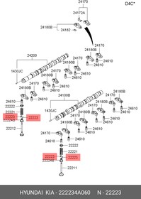 Сухарь клапана D4CB/4D56